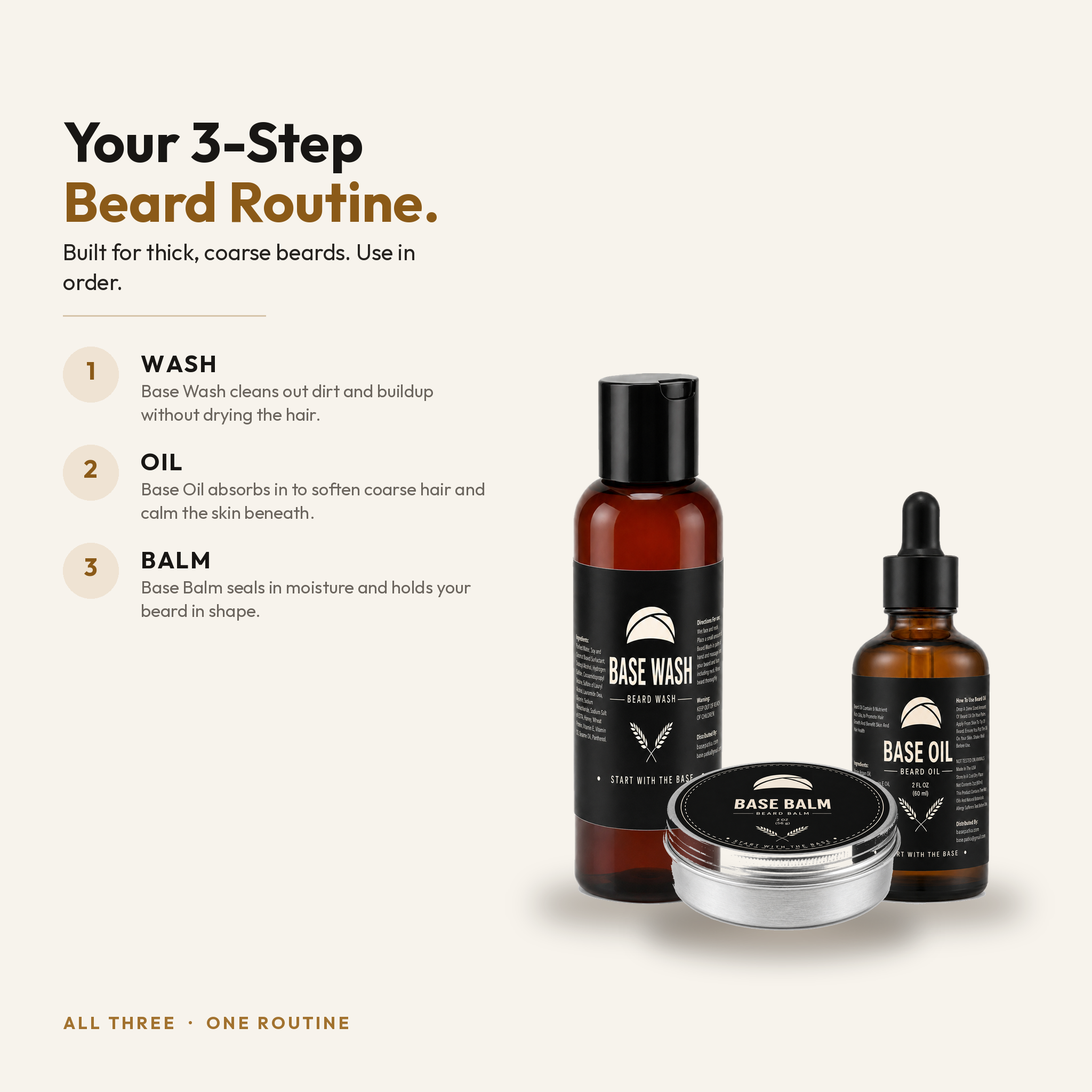 Trio Beard Kit